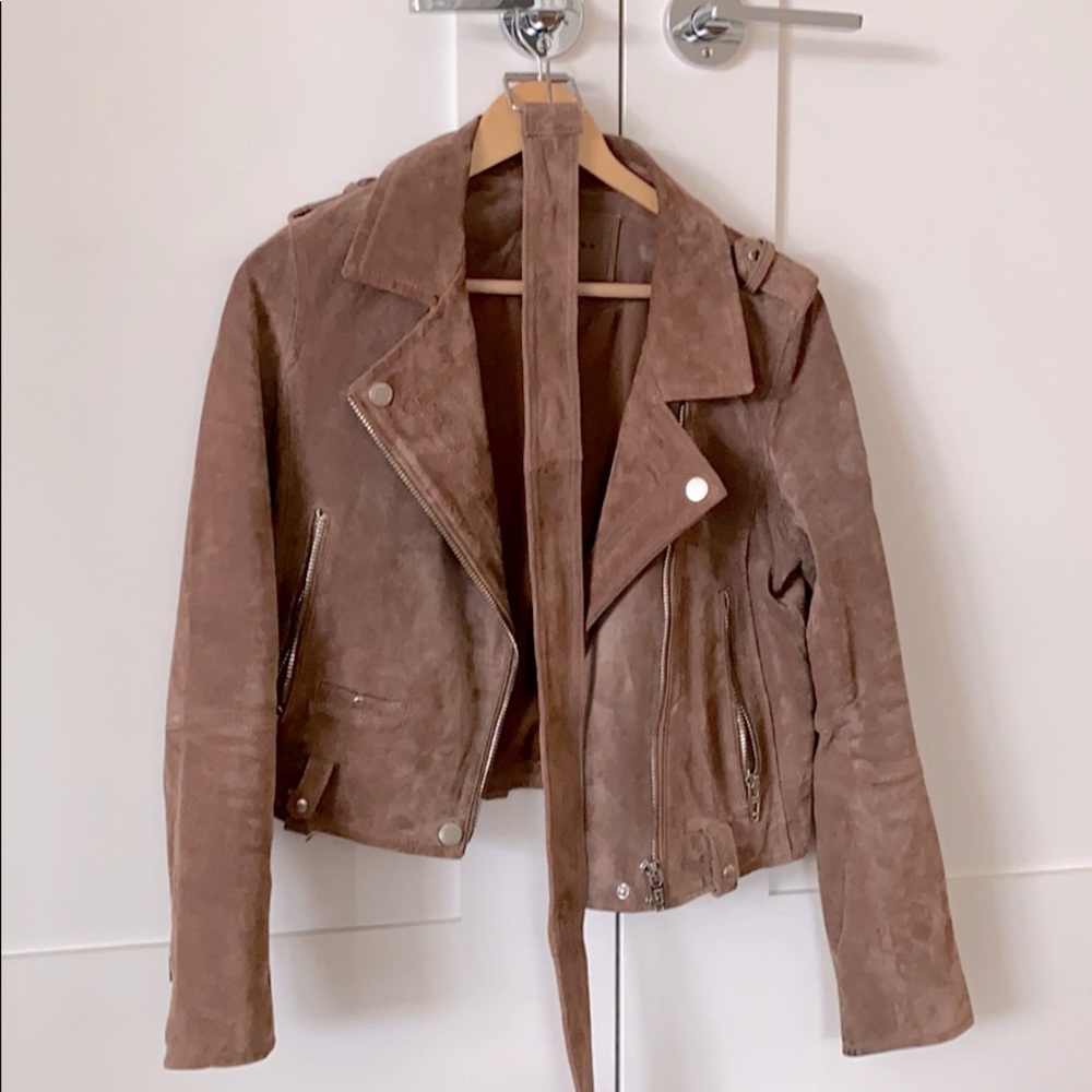Blank NYC Camel Suede Jacket